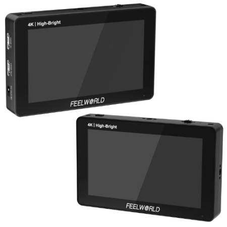 Feelworld F6 Plus X - monitor, pod kątem
